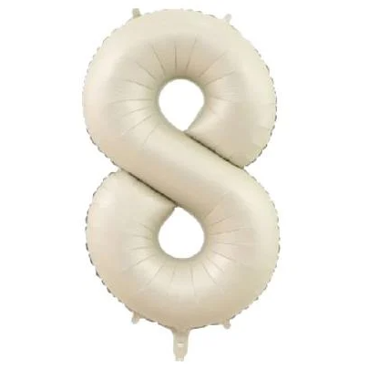 Folyo Balon Krem 8 34 İnç 76 Cm